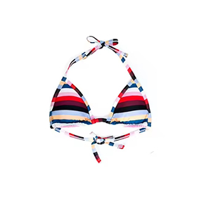 Traje de Baño Bikini Personalizado al por Mayor para Mujer, Color Sólido, Sexy, Triangular, Ropa de Baño Informal y Conjunto de Bikini para Playa - Product Image 3