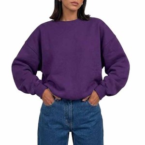 Sweat-shirt à capuche pour femme de haute qualité, personnalisé avec logo imprimé, épaules tombantes, coupe ample, éco-responsable, décontracté - Product Image 1