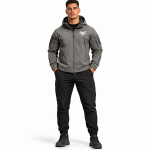 Chaqueta Impermeable para Hombre, Cortavientos, Chaqueta Bomber, Abrigo con Capucha de Camuflaje, Chaqueta Suave, Cortavientos para Exteriores, Chaquetas OEM para Hombre, EE. UU. - Product Image 1