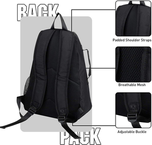 Custom Logo Customizable Brand Tennis Racket <b>Backpack</b> with Polyester Material Waterproof 7 Inch 30-40L Capacity for Women <b>Men</b> - Product Image 4