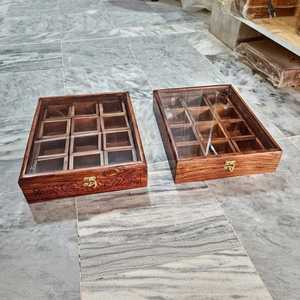 Wholesale <b>Wooden</b> Spice <b>Box</b> Masala Dabba Bulk Kitchen Storage Organizer - Product Image 3