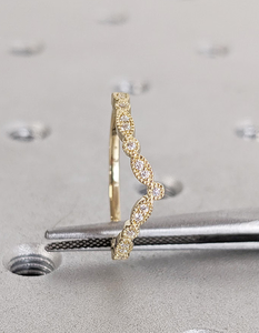 Colgante Vintage Chapado en Oro con Diamantes de Corte Brillante, Estilo Iced, Joyería de Lujo para Mujer, Diseño Moderno, Certificado IGI, para Compromiso - Product Image 5