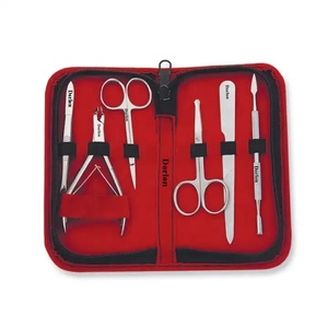 Professional Manicure <b>Pedicure</b> Nail <b>Tool</b> Stainless Steel Custom Logo Nail Nipper Cuticle Nail Pusher Round Tip Nose Hair Scissor - Product Image 2