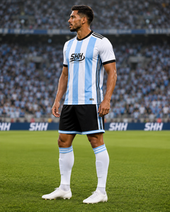 Custom Men's <b>Soccer</b> Jersey Shorts Set Football Team Uniform Breathable Mesh Quick Dry Polyester Sportswear OEM ODM - Product Image 4