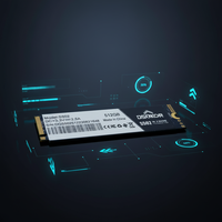 قرص صلب داخلي DSIKOR M.2 SATA3 SSD مقاس 2.5 بوصة بسعة 128 جيجابايت إلى 4 تيرابايت مع ضمان لمدة 3 سنوات وسرعة قراءة/كتابة 501-600 ميجابايت/ثانية وهيكل من سبائك الألومنيوم
