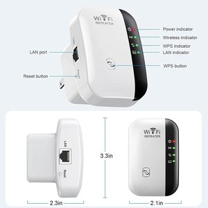 Extensor de Señal WiFi de Largo Alcance, Cobertura para 58 Dispositivos, Repetidor de Internet Inalámbrico - Product Image 3
