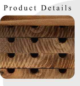 Casas para Abejas de Alta Calidad y Duraderas para el Jardín, Hotel para Insectos, Casa para Abejas de Madera de Carpintero, Caja para Exteriores - Product Image 4