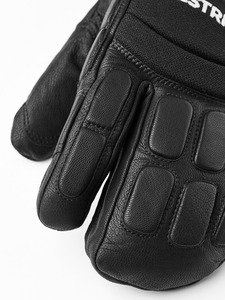 Mitaines de ski thermiques Hestra en coton/polyester/spandex, toutes saisons, longueur poignet, écologiques, compatibles écran tactile, détection par aiguille, unies - Product Image 6