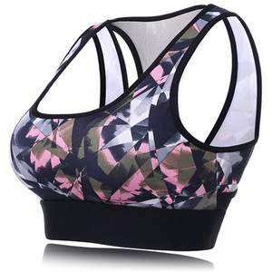 Nouveautés 2026 : Soutien-gorge de sport noir côtelé, dos nu élégant, pour gym et yoga, avec logo personnalisé, grandes tailles - Product Image 2