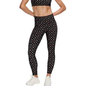 Leggings de yoga imprimés taille haute pour femmes, motif intégral, pour la gym et l'entraînement, vente en gros personnalisée, fabricant OEM ODM - Product Image 1