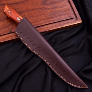 Couteau à fileter de luxe en acier Damas à lame fixe, fait main, pour la pêche, le désossage, utilitaire, ODM OEM, couteaux de camping TRAJ ENTERPRISES Résine - Product Image 3