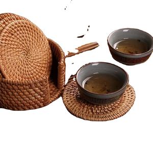 Modern Design Coasters New Look Jute Coaster Elegant for Home Hotel Table Jute Coaster <b>Placemat</b> High Sale Quality Insulation Pad - Product Image 2