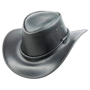 Sombreros de Vaquero de Cuero Genuino de Alta Calidad, Unisex, Invierno, Ecológicos, Ligeros, Ajustables, de Piel de Vaca, Nueva Llegada, en Oferta - Product Image 1
