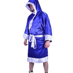 Venta al por Mayor de Fábrica: Bata de Boxeo para Hombre en Satén/Poliéster, de Secado Rápido, Transpirable y Personalizable - Product Image 5