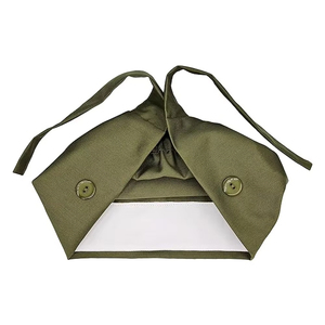 Bonnets chirurgicaux personnalisés avec logo, extra larges, doublés satin, pour femmes aux cheveux longs, avec boutons et lien réglable à nouer à l'arrière - Product Image 2