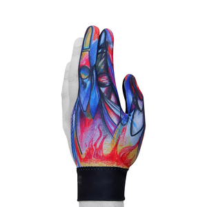 Nuevos Guantes de Billar Sublimados Personalizados, Ligeros, de Spandex, con Cierre de Gancho y Bucle, con Logotipo Impreso, para Jugar - Product Image 3