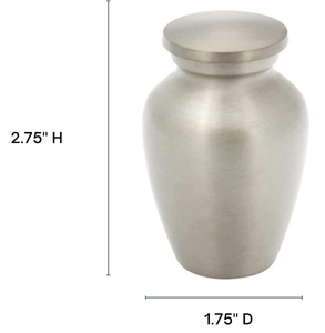Decorative Stainless Steel Modern Eco-Friendly Pet Cremation Urns for <b>Dog</b> <b>Ashes</b> Small Funeral Supplies Wholesale - Product Image 2