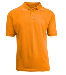 Polo homme en tissu respirant, manches courtes, coupe classique, couleur unie, logo et impression personnalisés. - Product Image 1