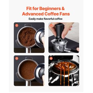 Pressino per Caffè Espresso in Acciaio Inox da 58mm con Impugnatura Antiscivolo, Molla da 30 Libbre, Strumento per Pressare il Caffè con Logo Personalizzato - Product Image 6
