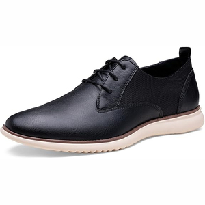 <b>Best</b> Selling <b>Men's</b> Casual Leather Shoes Square Toe Toe <b>Box</b> Autumn Office & Career Genuine Leather Customized Color Wholesale - Product Image 3