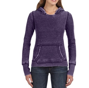 Léger meilleure vente tenue décontracté femmes lavage à l'acide sweat à capuche High Street Style personnalisé lavage à l'acide sweats à capuche pour les femmes - Product Image 3