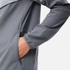 ชุดวอร์มผู้ชายสำหรับวิ่งกลางแจ้ง สตรีทแวร์ เสื้อกันลม ชุดเซ็ต ไซส์ใหญ่ ระบายอากาศได้ดี น้ำหนักเบา ผลิตจากผ้าโพลีเอสเตอร์/ไนลอน - Product Image 4