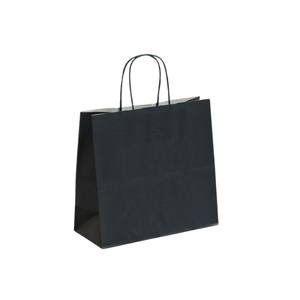 Bolsas de Compra Personalizadas para Llevar, Bolsa de Papel Kraft Clásica, Impresión Flexográfica, Ecológica, Reciclable, Precio Bajo, Diseña Tu Propio Logotipo - Product Image 4