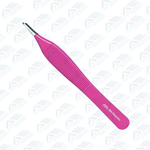 Surgical Tool with Plastic Clamp and Serrated <b>Clip</b> for Dressing Stainless Steel Tissue Forceps Manual Power - Product Image 3