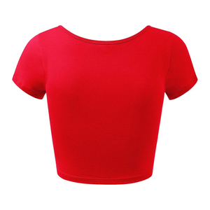 เสื้อครอปท็อปแฟชั่นสไตล์ใหม่สำหรับผู้หญิง ผ้าเทอร์รี่แคนวาส ทนทาน คุณภาพพรีเมียม ขายดี กำลังฮิต ราคาสมเหตุสมผล - Product Image 3