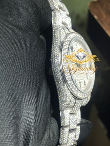 Reloj de Pulsera de Lujo con Cuarzo Plateado, Analógico, de Acero Inoxidable, con Bisel de Cristal y Aspecto de Diamantes, para Regalo de Fiesta - Product Image 5