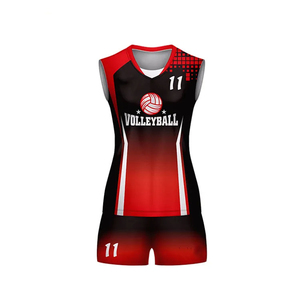 Women Volleyball Uniform Set Sleeveless <b>Shirt</b> and Shorts Sublimation Printing Custom - Product Image 6