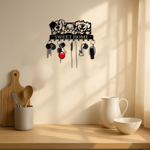 CIFbuy Gothic Wall <b>Hooks</b> Set Vintage Industrial Coat Hat Rack Adjustable Organizer for <b>Kitchen</b> Bathroom Entryway Bedroom - Product Image 3