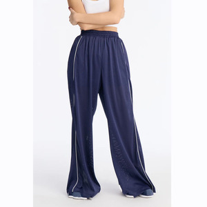 <b>Women's</b> Custom Color Lightweight Solid Tracksuit <b>Set</b> Full Length Regular Fit Sporty Style Side Pockets Elastic Waist Breathable - Product Image 6
