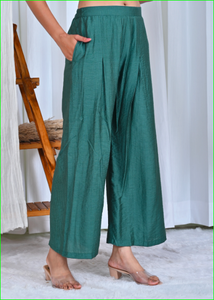 Conjunto coordinado bordado Jag Mag Mahal en línea A, color verde salvia - Product Image 3