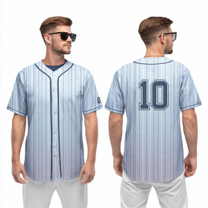 Camisetas de Béisbol con Logotipo Personalizado Más Vendidas, Uniformes Deportivos Sublimados para Hombre, que Absorben la Humedad - Product Image 2