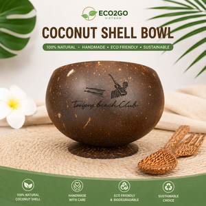 Premium Natural <b>Coconut</b> Shell Bowls Handmade Polished with Organic <b>Coconut</b> Oil Custom Logo Eco-Friendly Sustainable Tableware - Product Image 6