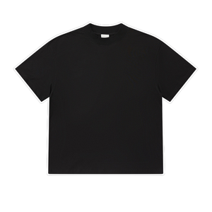 T-shirt décontracté pour homme, coupe oversize, 100 % coton épais, tricoté, séchage rapide, respirant, col personnalisé, épaules tombantes, idéal pour l'été - Product Image 5