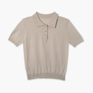 Polo de punto 100% acrílico para adulto, ODM y OEM, de color liso, tejido en Vietnam, antiarrugas - Product Image 6