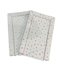 Tapis à langer pour bébé en PVC lisse et résistant aux taches avec rembourrage en mousse EPE épaisse, pratique et sûr pour les nouveau-nés - Product Image 5