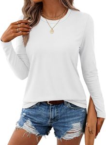 T-shirt STELLAR pour femmes, style professionnel cool, été, 100% coton, col rond, manches courtes, décontracté, tricot uni, 240g - Product Image 4