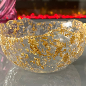 Bol à fruits en résine, fait main, moderne, luxueux, sculpté à la main, écologique, durable, de qualité alimentaire, pour les fêtes, les salades, vaisselle décorative - Product Image 1