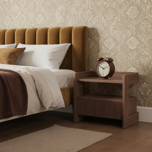 Mesa de Noche Tradicional Convertible de Madera de Teca Sólida de Alta Calidad Hecha en Indonesia para Uso en Apartamentos - Product Image 1