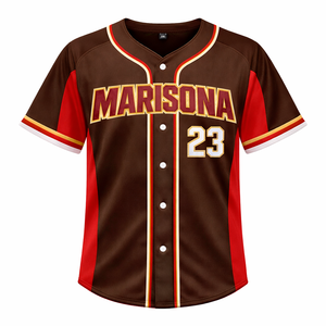 Maillot de baseball personnalisé OEM, marque privée, respirant, séchage rapide, uniforme d'équipe pour clubs, écoles, ligues, magasins, design personnalisé - Product Image 5