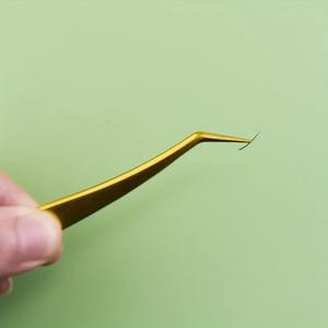 Stainless Steel <b>Eyelash</b> Tweezers Set High Precision Lash <b>Curlers</b>, Transplant Eyebrow Tools for Beginners Beauty Tools - Product Image 2