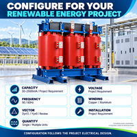 Transformateur de distribution triphasé à sec pour énergie solaire renouvelable 30-2500 kVA 10 kV 11 kV 400 V 50 Hz 60 Hz SCB10 RZH