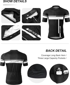 Conjunto de Jersey de Ciclismo Personalizado para Hombre ASTURBAN WEAR, Ecológico, Resistente al Viento, Transpirable, Cómodo, Antibacterial y de Secado Rápido - Product Image 3