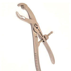 Pinza Ortopédica para Sujeción Ósea de 7.5 Pulgadas con Bloqueo de Trinquete Autocentrante, Pinza Quirúrgica Manual de Acero Inoxidable para Reducción Ósea - Product Image 4