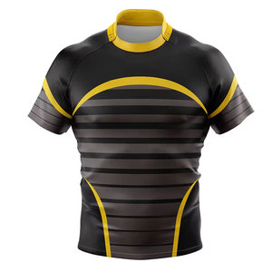 Camiseta de Rugby al por Mayor 100% Poliéster de Alta Calidad, Uniforme de Rugby Personalizado para Equipos, Uniforme de Rugby para Adultos Más Vendido, Personalizable con Estampado - Product Image 6