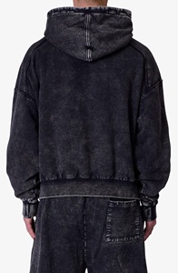 ผู้ผลิตเสื้อฮู้ดดี้ผู้ชายแบบปรับแต่งได้ ผ้าฝ้ายทรงโอเวอร์ไซส์ - Product Image 6