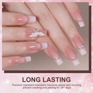 Gel de Pintura Degradado Limegirl, 9 Colores Brillantes Ombre, Set de Manicura Francesa UV para Esmalte de Uñas y Pigmento - Product Image 6